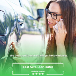 Woman applying for Best Auto Loan Rates
