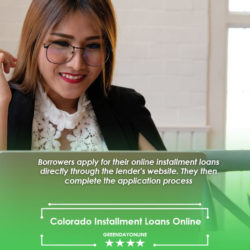 Woman Applying for Colorado Installment Loans Online
