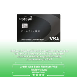 Credit One Bank Platinum Visa® Reviews 2022
