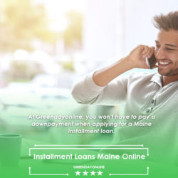 Man applying for Installment Loans Maine Online
