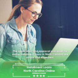 Woman looking for Installment Loans in North Carolina Online