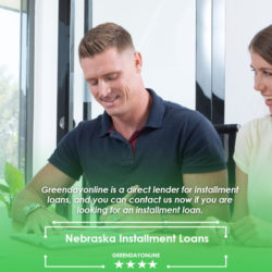 Couple applied for Nebraska Installment Loans
