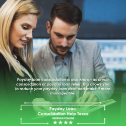 A man and a woman looking at a tablet looking for payday loan consolidation help Texas
