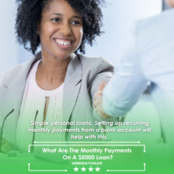 What Are The Monthly Payments On A $5000 Loan?
