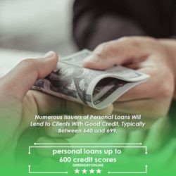 personal loans up to 600 credit scores