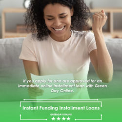 Woman got approved in Instant Funding Installment Loans
