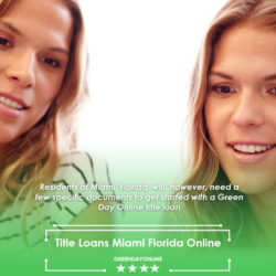 Women looking for title loanss in Miami Florida online